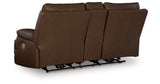 VonRyan Tobacco Power Reclining Living Room Set by Ashley at Eve Furniture