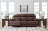 VonRyan Tobacco Power Reclining Living Room Set by Ashley at Eve Furniture