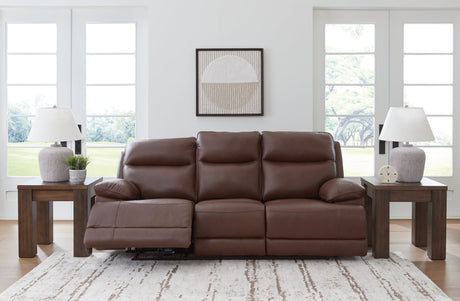 VonRyan Tobacco Power Reclining Living Room Set by Ashley at Eve Furniture
