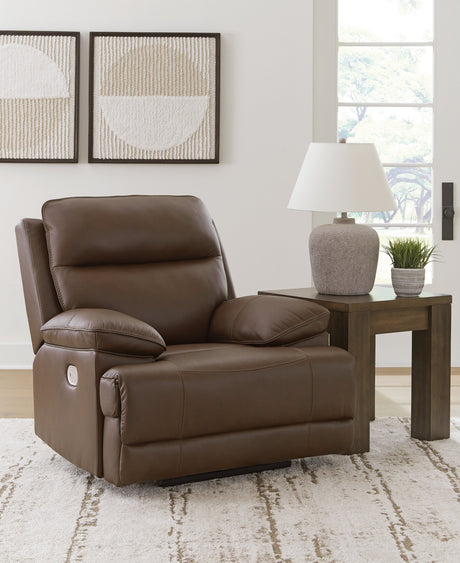 VonRyan Tobacco Power Reclining Living Room Set by Ashley at Eve Furniture