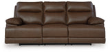 VonRyan Tobacco Dual Power Leather Reclining Modular Sofa by Ashley at Eve Furniture