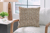 Vorlane Tan/Brown/White Pillow (Set of 4) by Ashley at Eve Furniture