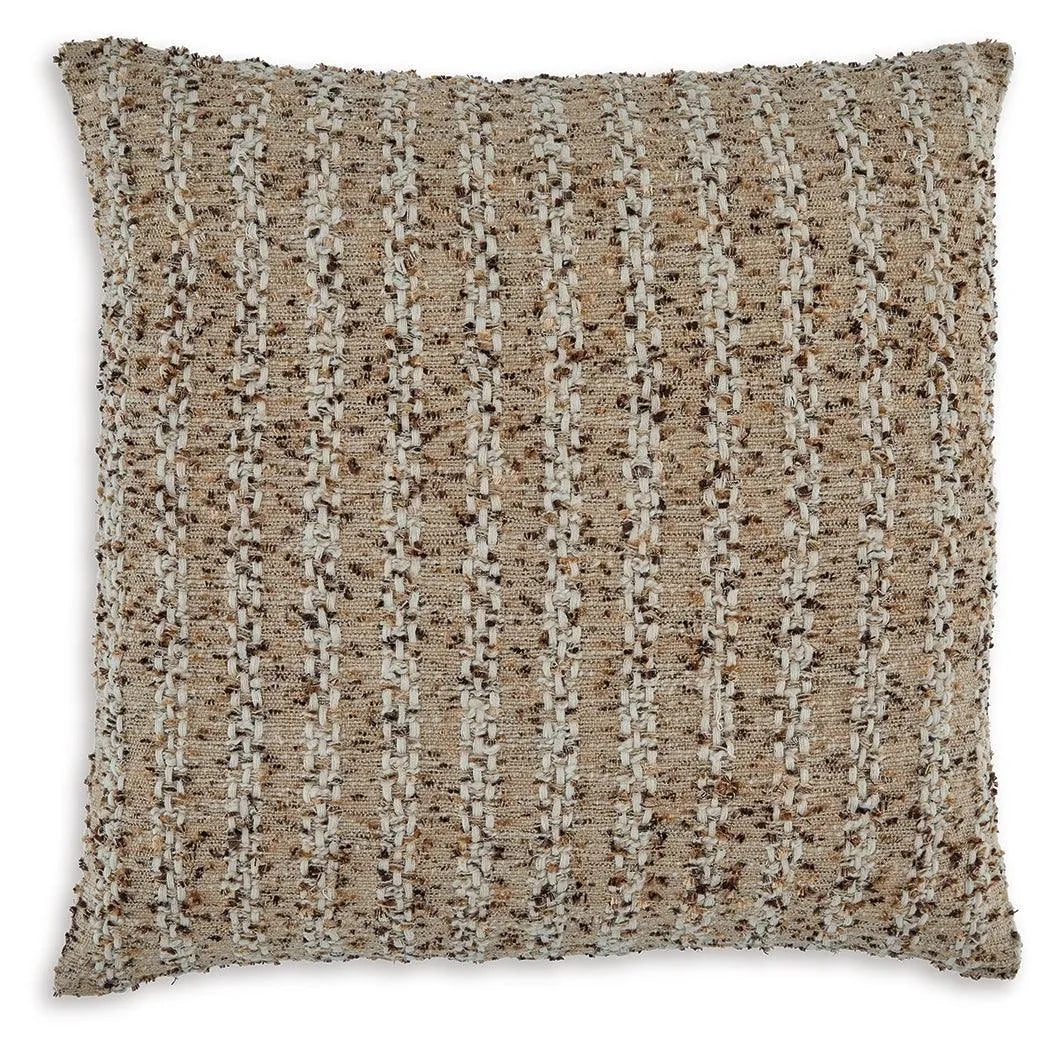 Vorlane Tan/Brown/White Pillow (Set of 4) by Ashley at Eve Furniture