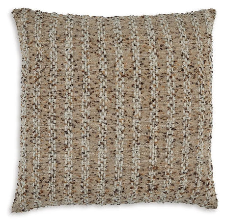 Vorlane Tan/Brown/White Pillow (Set of 4) by Ashley at Eve Furniture