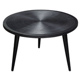 Vortex Black Round Coffee Table by Diamond Sofa at Eve Furniture