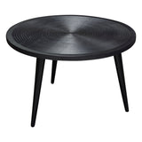 Vortex Black Round Coffee Table by Diamond Sofa at Eve Furniture