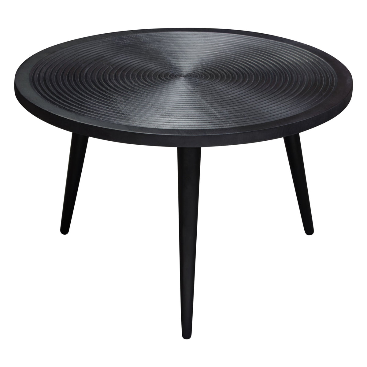 Vortex Black Round Coffee Table by Diamond Sofa at Eve Furniture