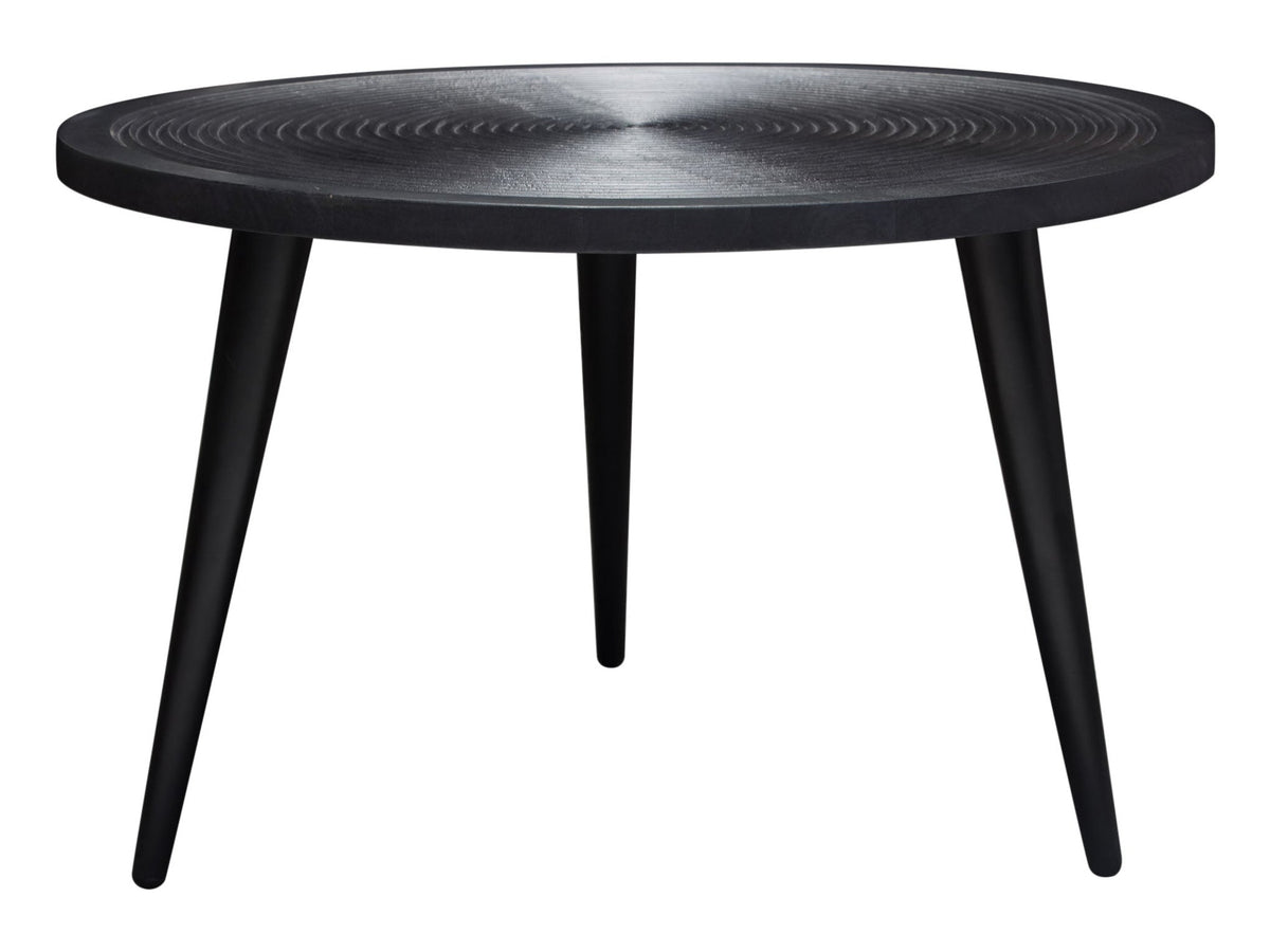Vortex Black Round Coffee Table by Diamond Sofa at Eve Furniture