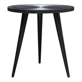 Vortex Black Round End Table by Diamond Sofa at Eve Furniture