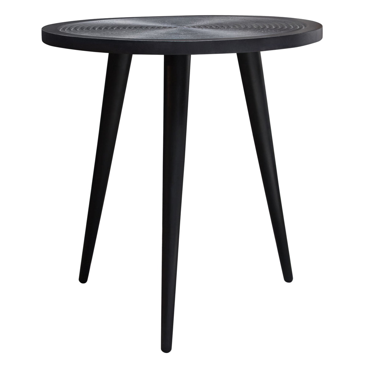 Vortex Black Round End Table by Diamond Sofa at Eve Furniture