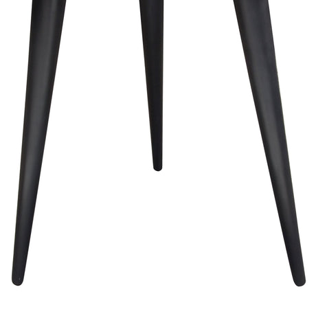 Vortex Black Round End Table by Diamond Sofa at Eve Furniture