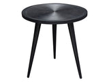 Vortex Black Round End Table by Diamond Sofa at Eve Furniture