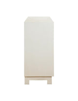 Voula White/Gold Rectangular 4-Door Accent Cabinet by Coaster at Eve Furniture