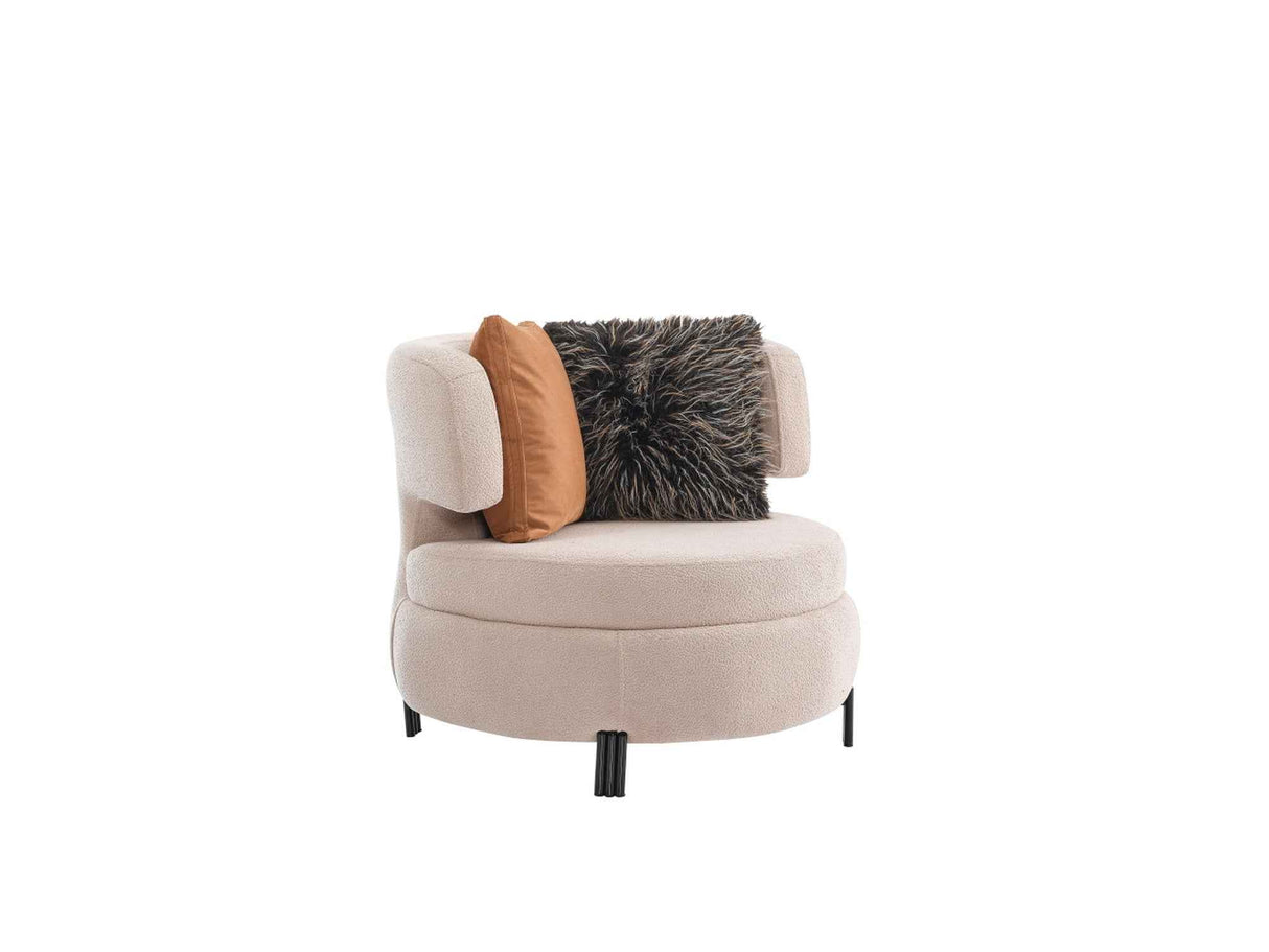 Voyance Chair Beige by Furnia at Eve Furniture