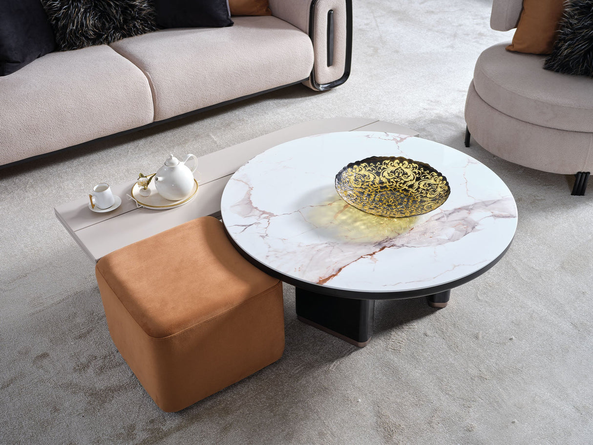 Voyance Coffee Table Set by Furnia at Eve Furniture