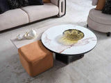 Voyance Table Ottoman by Furnia at Eve Furniture
