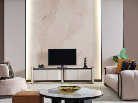 Voyance TV Stand by Furnia at Eve Furniture