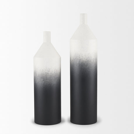 w/ Black Ombre Metal Vase by Mercana at Eve Furniture