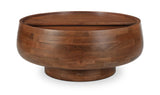 Wade Storage Coffee Table Natural by Moe's Home at Eve Furniture