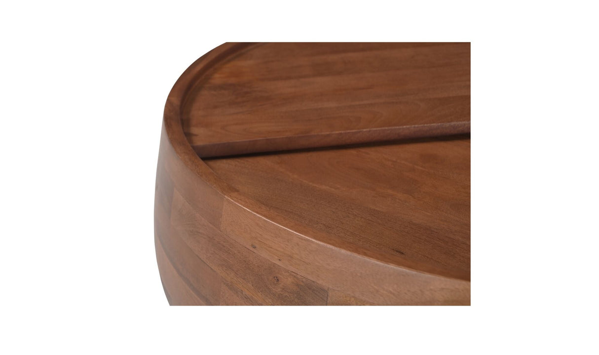 Wade Storage Coffee Table Natural by Moe's Home at Eve Furniture