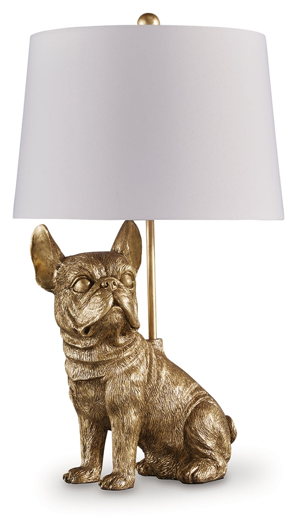 Wadeland Gold Finish Table Lamp by Ashley at Eve Furniture