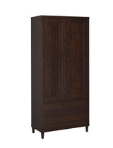 Wadeline Rustic Tobacco 2-Door Tall Accent Cabinet