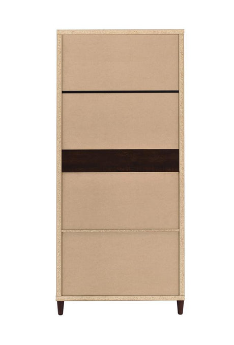 Wadeline Rustic Tobacco 2-Door Tall Accent Cabinet by Coaster at Eve Furniture