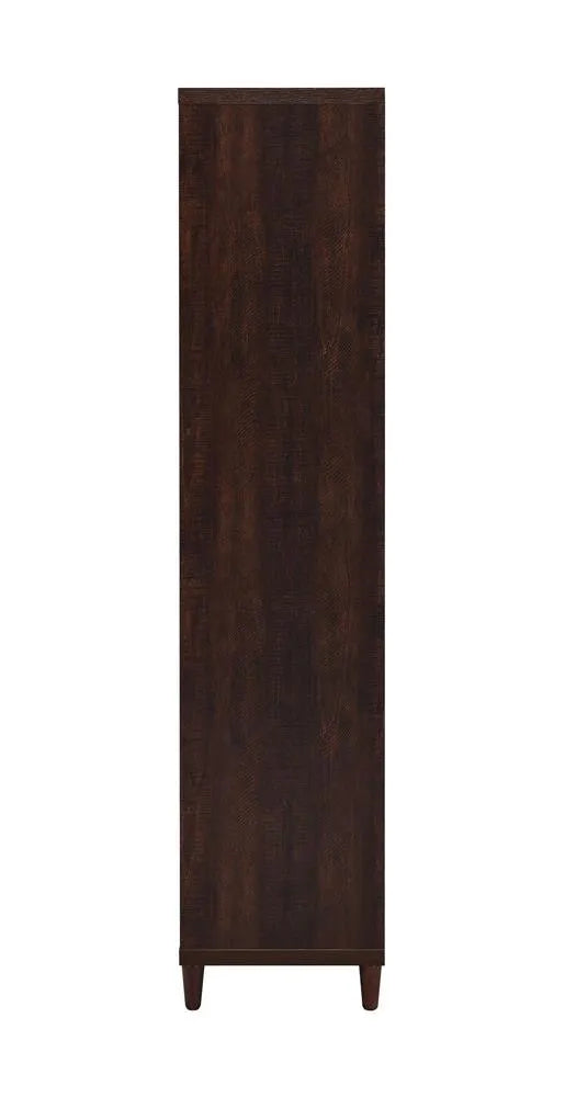 Wadeline Rustic Tobacco 2-Door Tall Accent Cabinet by Coaster at Eve Furniture