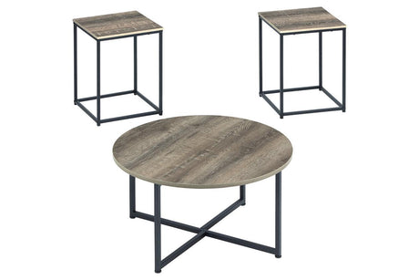 Wadeworth Two-tone Table by Ashley at Eve Furniture
