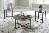 Wadeworth Two-tone Table by Ashley at Eve Furniture