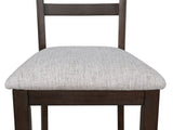 Wagner Brown Dining Chair, Set of 2 by Crown Mark at Eve Furniture