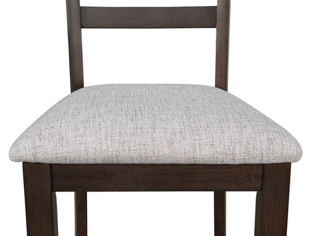 Wagner Brown Dining Chair, Set of 2 by Crown Mark at Eve Furniture