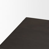 Wagner Dark Brown Wood w/ Arched Design Accent Cabinet by Mercana at Eve Furniture