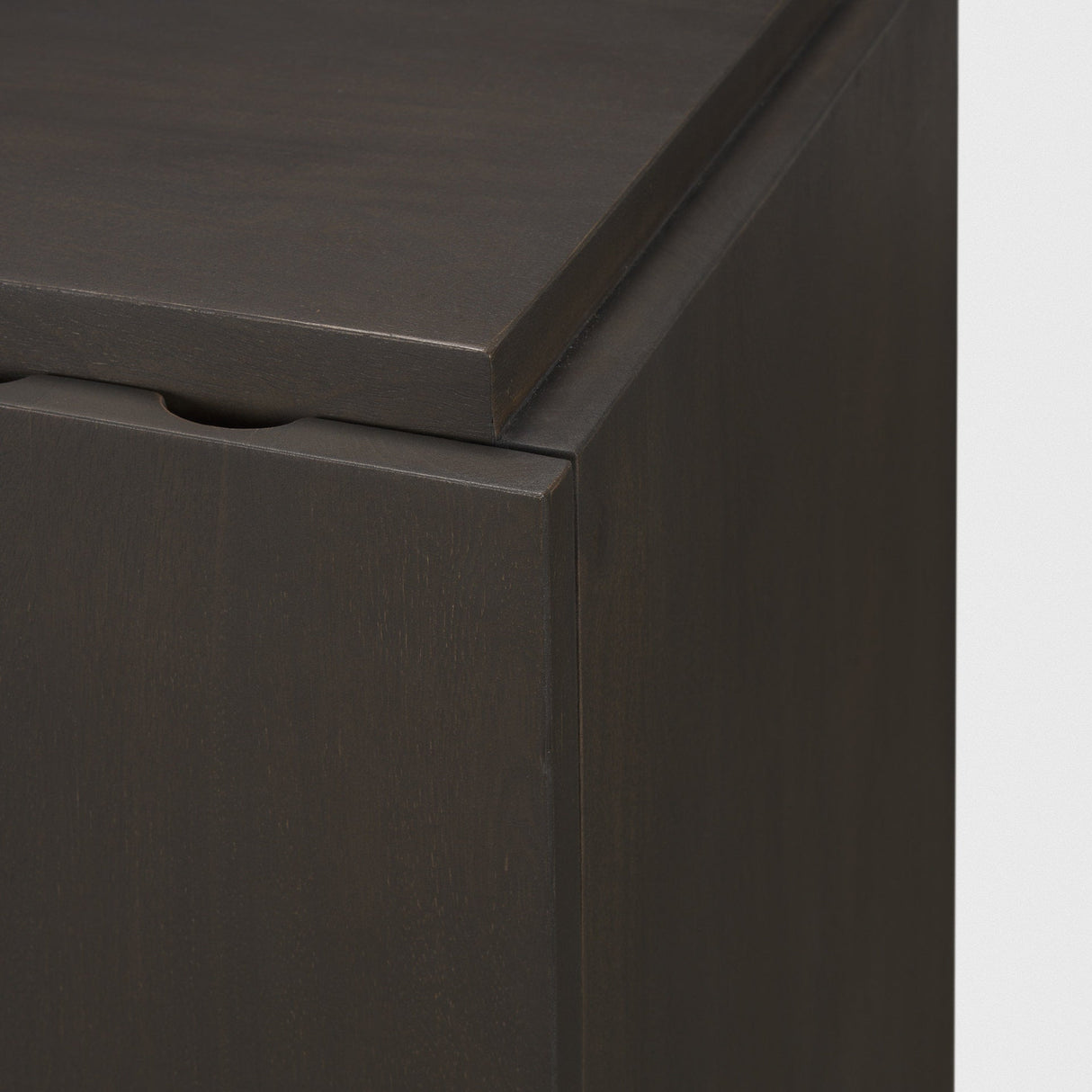 Wagner Dark Brown Wood w/ Arched Design Accent Cabinet by Mercana at Eve Furniture
