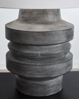 Wahida Distressed Black Table Lamp by Ashley at Eve Furniture