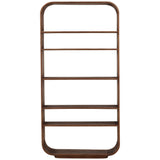 Wailea Bookcase, Brown by Dovetail at Eve Furniture
