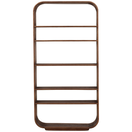 Wailea Bookcase, Brown by Dovetail at Eve Furniture