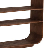 Wailea Bookcase, Brown by Dovetail at Eve Furniture