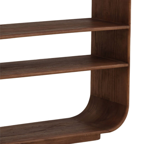 Wailea Bookcase, Brown by Dovetail at Eve Furniture