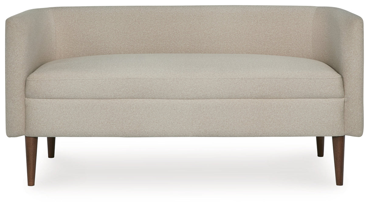 Wainner Beige Accent Bench by Ashley at Eve Furniture