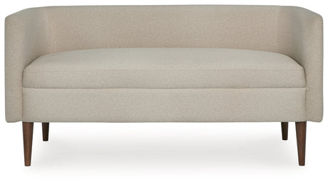 Wainner Beige Accent Bench by Ashley at Eve Furniture