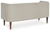 Wainner Beige Accent Bench by Ashley at Eve Furniture