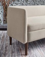 Wainner Beige Accent Bench by Ashley at Eve Furniture