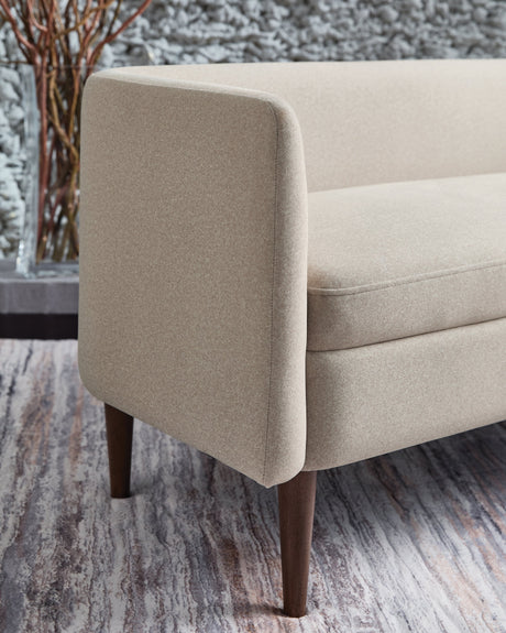 Wainner Beige Accent Bench by Ashley at Eve Furniture