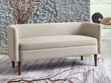 Wainner Beige Accent Bench by Ashley at Eve Furniture