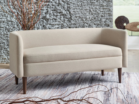 Wainner Beige Accent Bench by Ashley at Eve Furniture