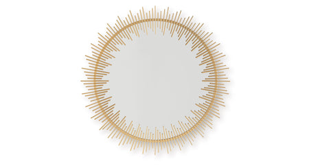 Wainport Gold Finish Accent Mirror by Ashley at Eve Furniture