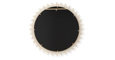 Wainport Gold Finish Accent Mirror by Ashley at Eve Furniture
