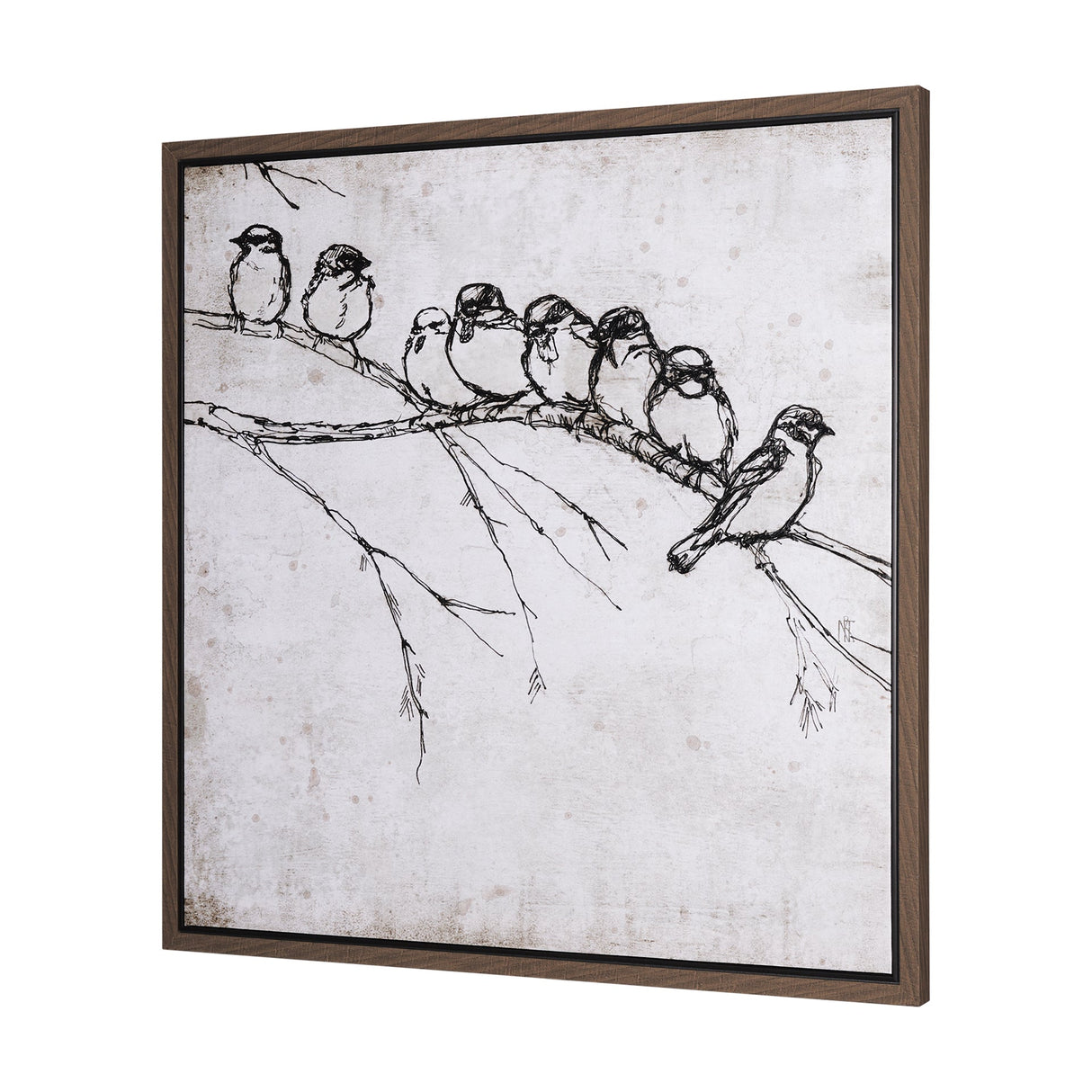 Waiting for spring I by Mercana Studio a Hand Embellished Textured Framed Canvas by Mercana at Eve Furniture