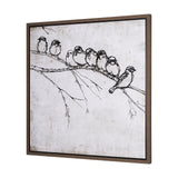 Waiting for spring I by Mercana Studio a Hand Embellished Textured Framed Canvas by Mercana at Eve Furniture